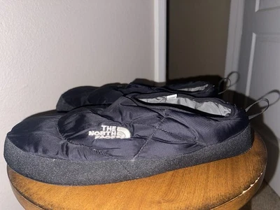The North Face Thermoball  Mule Men's Size Large (10) Black Goose Down Slippers - Image 1 of 4