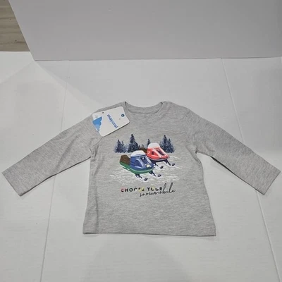 Camisa Mayoral Manga Larga 12 Meses Bebé Niño Nieve Móvil Foto 1 de 4