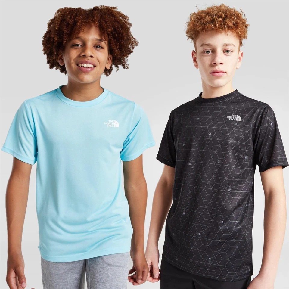 The North Face Dri Fit Reaxion T Shirt Junior Boys Tee Sports Activewear Top - Image 1 of 1