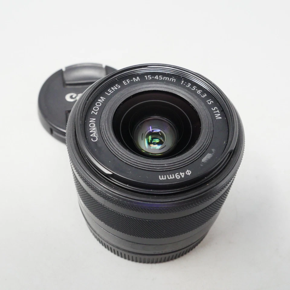 Lente Canon EF-M 15-45 mm F/3,5-6,3 IS STM para EOS M2 M3 negra --- más tapas Foto 1 de 4