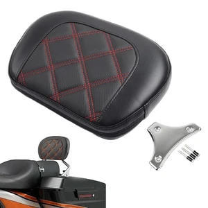 Sozius-Sissybar-Rückenlehnenpolster-Set für Harley Road King FLHR Road Glide - Bild 1 von 14