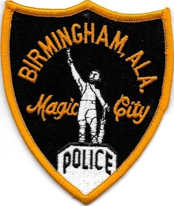 ALABAMA Police Patch Birmingham Polizei Abzeichen USA 80er Jahre (NICHT England) - Bild 1 von 2