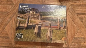 Vintage GUILD "New England Dock" 1000 Teile Puzzle...VERSIEGELT/NEU - Bild 1 von 6