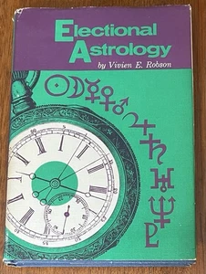 Electional Astrology Vivian E Robson 1937; 1972 Reprint Vintage HC Very Good - Picture 1 of 13