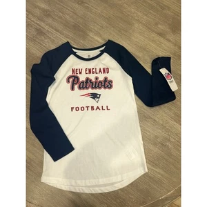 New England Patriots Girls Long Sleeve - Picture 1 of 3