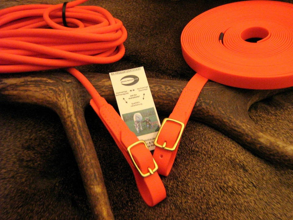 BioThane Schweißleine SATTLERQUALITÄT Führseil Fährtenleine Jagd Schweiss-Leine  - Bild 1 von 1