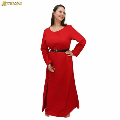 Medieval Dress Reenactment Viking Long Gown Renaissance Sca Larp Costume Women - Image 1 of 3