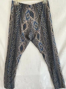 French Laundry Womens Leggings Aztec Print Size large - Picture 1 of 3