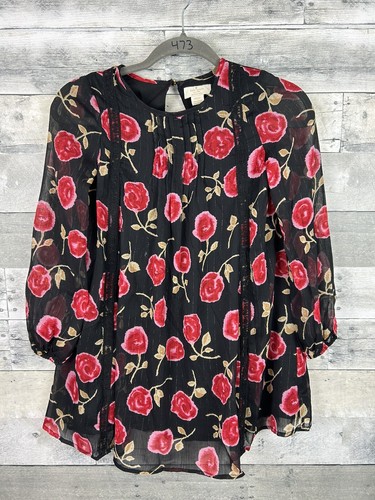 Abito bambina Kate Spade rosa floreale metallizzato chiffon taglia 140 10 anni