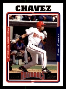 2005 Topps #511 Endy Chavez Washington Nationals - Picture 1 of 2
