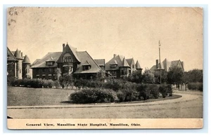 Gesamtansicht Massillon State Hospital Ohio OH Irrenanstalt Postkarte 1912 G11 - Bild 1 von 2