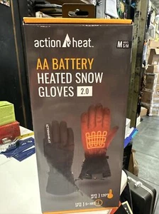 Action Heat AA Batterie Beheizte Handschuhe AA Batterie Schwarz Medium S/M Herren - Bild 1 von 4