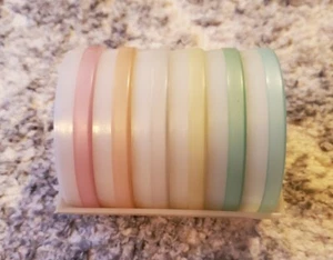 Tupperware Wagon Wheel Coasters - Vintage Excellent Condition - Picture 1 of 10