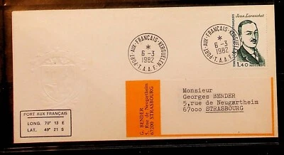 French Southern & Antarctic Territory Sc 97 - 1982 COVER TO FRANCE -  - Image 1 of 2