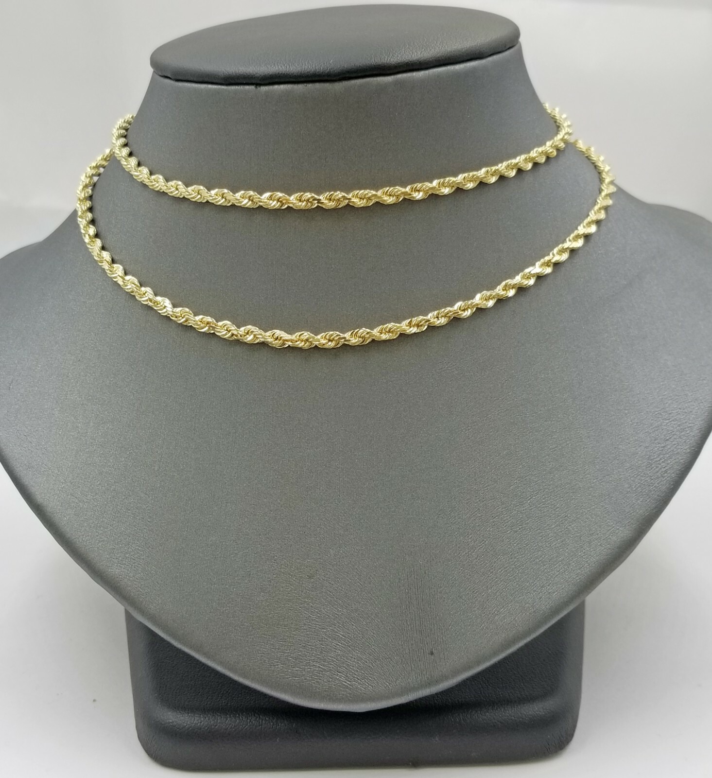 14k Solid Yellow Gold Figaro Chain 