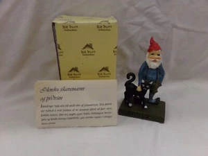 Jolasveinar Kertasnikir STUFER Iceland Christmas Figurine Islensk Elf Black Cat - Picture 1 of 8