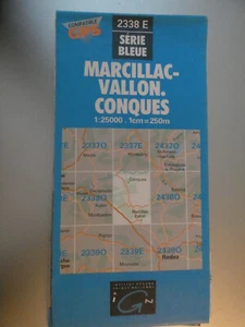 carte IGN bleue 2436 E pierrefort barrage de sarrans , edition 2 1983 - Bild 1 von 1