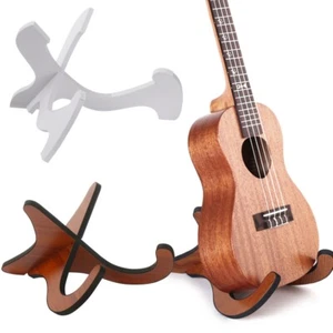 Musical Strings Foldable Holder Guitar Stand Rack Vertical Ukulele Display - Picture 1 of 15