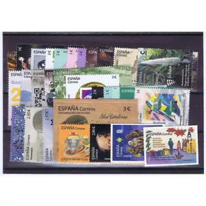 ESPAÑA SELLOS NUEVOS STAMPS SPAIN AÑO 2024 COMPLETO CON HOJITAS BLOQUE Y CARNETS - Picture 1 of 2
