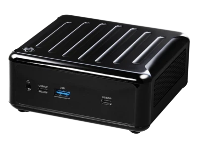 ASRock Industrial NUC BOX-1340P/D5 Plástico con chapa Sistema Barebone Negro Foto 1 de 4