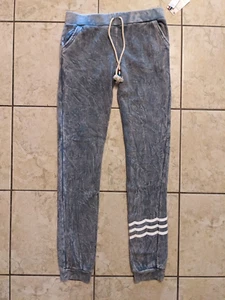 Sol Angeles Long cotton blend Blue Grey Joggers Boys Girls size L (14) - Picture 1 of 8