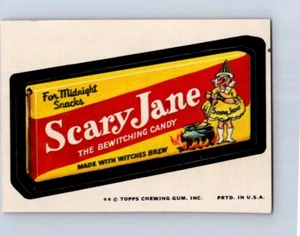 VINTAGE TOPPS WACKY PACKAGE 1970s STICKERS SCARY JANE NO614 - Picture 1 of 2