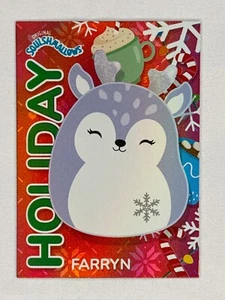 2024 Panini Squishmallows Series 1 Farryn Holiday Holofoil #3 - Imagen 1 de 2