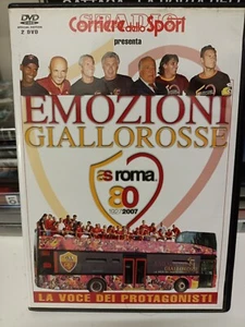 DVD AS ROMA EMOZIONI GIALLOROSSE TOTTI DE ROSSI M - Imagen 1 de 3