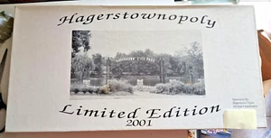 HAGERS TOWN OPOLY HAGERSTOWNOPOLY LIMITED EDITION 2001  BOARD GAMES M MONOPOLI - Picture 1 of 12