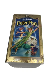 Walt Disney Masterpiece Peter Pan (VHS, 1998, 45th Anniversary Limited Edition) - Picture 1 of 6