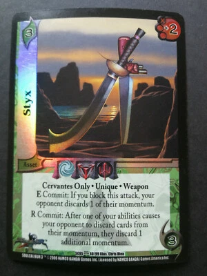 UFS Universal Fighting System Soul Calibur III SC05 40/99 Styx Foil U/P NrMt-Mt - Image 1 of 2