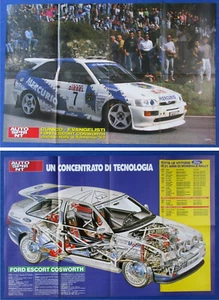 Poster Doppio CUNICO/EVANGELISTI - VINCITORI RALLY SANREMO '93 - FORD ESCORT GrA - Imagen 1 de 3