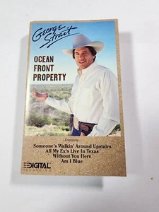 George Strait Ocean Front Property Cassette VG+ CS4 - Picture 1 of 2