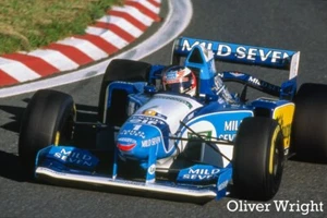 Michael Schumacher Meisterschaftssieger Benetton B195 - Farbfoto - Bild 1 von 3