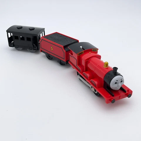 Thomas Trackmaster James VIDEO Hit Toy 2006 EUC #5 Tender Motorized Cover