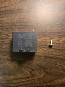 C61-P2 Dishwasher Capacitor (10uF, 300Vac, 50/60Hz, 10000AFC) 2024 OEM - Picture 1 of 5