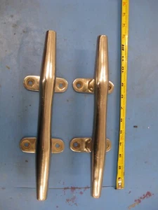 BUCK ALGONQUIN  316 Stainless Steel Open Base Cleats 12" 70COBS1200 (set of 2) - Bild 1 von 3