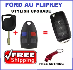 REMOTE FLIP KEY SUITABLE FOR FORD FALCON AU2 SERIES 2 & 3 1999 2000 2001 2002 - Picture 1 of 6