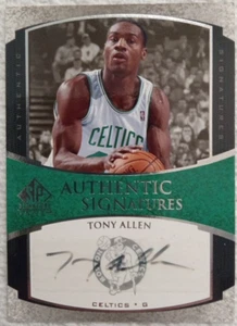 Tony Allen, #42, 2004-05 SP firmas auténticas, AS-TA, cubierta superior, 2006, automático - Imagen 1 de 6
