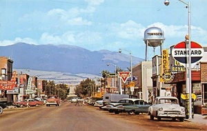 #h3542 TOWNSEND, MT. POSTCARD, STREET SCENE - Picture 1 of 2