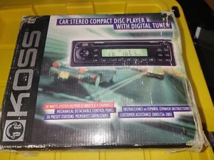 VTG 90s Koss Car Stereo Model MS-507 MS507 Old School Audio CD Deck LCD Display - Picture 1 of 8