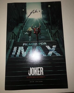 Hildur Guðnadóttir signiertes Joker Poster - Bild 1 von 2