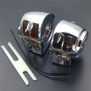 Chrome Switch Housing Cover Fit For Harley Electra Glide/Street Glide/Road Glide - Picture 1 of 5