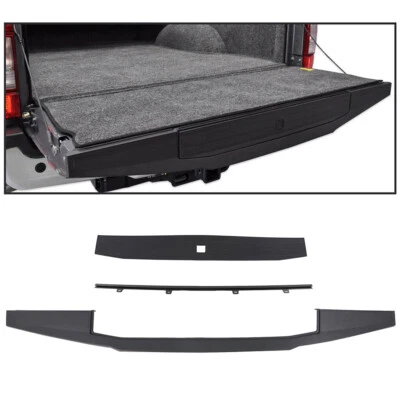 For 2017-2022 Ford F250 F350 Super Duty Flex Step Tailgate Cap Molding Set - Image 1 of 4