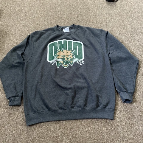 Champion XL Ohio university bobcats sweatshirt Grey - Long sleeve Cover