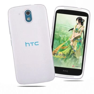 HTC Desire 526G+ Custodia Trasparente In Silicone Custodia Per Telefono - Immagine 1 di 2