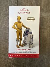 Hallmark Keepsake - C-3PO and R2-D2 - Star Wars - 2015   DB   FREE SHIPPING