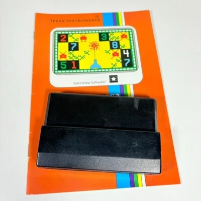 The Attack 99/4A Texas Instruments Video Game Cartridge & Manual - Image 1 of 4