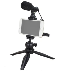 YouTube Starter Kit, Smartphone Video Microphone with Mini Tripod, Vlog YouTube - Picture 1 of 6