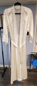 Vintage Oscar de la Renta nightgown lingerie with lace detail size M Ivory - Picture 1 of 6